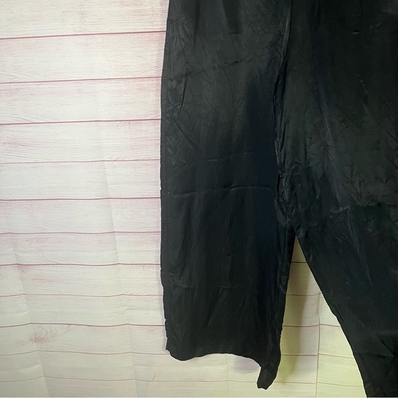 Athleta Black Calm Cool Wide Leg Pants Size Large - Picture 3 of 5